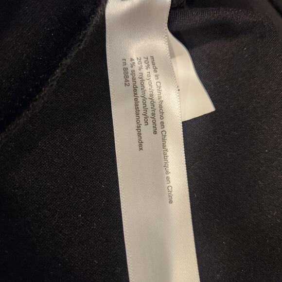 Eloquii black tuxedo knit jumpsuit size 18 - Picture 9 of 9